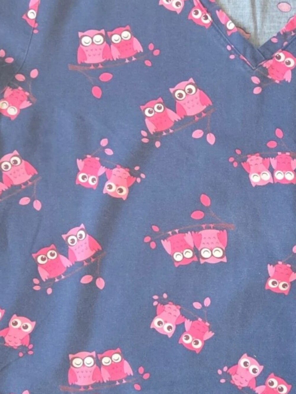 Owls Scrub Set - Picture 2 of 2
